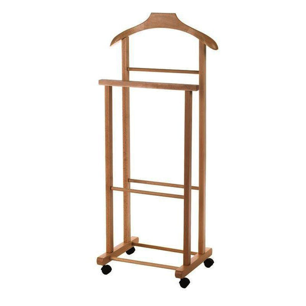 Modell 43x33x105 cm 2 Pfosten und 4 Räder aus Walnussholz sconto