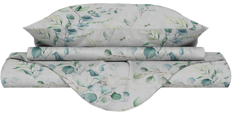 Copripiumino con Federe Stampato in Microfibra Ivy Varie Misure