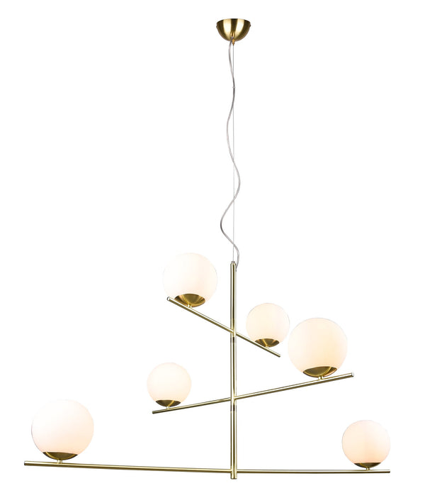 acquista Lampada a Sospensione da Interno Attacco E14 in Metallo Ottone Opaco