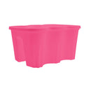 Fioriera da balcone 37x28x20cm in plastica polipropilene Fucsia