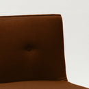 Divano Letto 178x82x70 cm in Tessuto Marrone