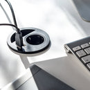 Multipresa Circle in Plastica Emuca Nero