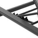 Lettino Prendisole da Giardino 74x200xH98 cm in alluminio e textilene Share Grigio