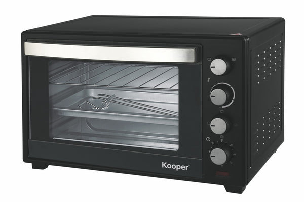 prezzo Elektrischer Umluftofen 1600 W 48 Liter Kooper Oregon 48 Schwarz