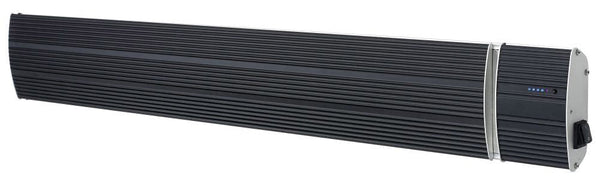 acquista Infrarot-Wand-Deckenheizstrahler 104,5 x 17,7 x 6 cm 1500 W mit schwarzer Fernbedienung