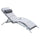 Garten Chaiselongue Lounger Grau Relaxsessel 170x64x80 cm