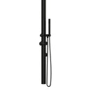 Doccia da Giardino in Acciaio Inox Montaggio a Parete Sined Chia Nero 