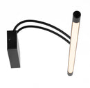 Lampada da parete per quadri Mirror in Metallo Finelli Nero