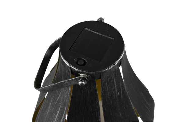 acquista LED-Tischlampe für den Außenbereich aus Metall in Antiksilber