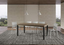  Tavolo Allungabile 180-284x90x77 cm Everyday Tortora Gambe Antracite