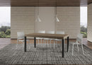  Tavolo Allungabile 180-440x90x77 cm Everyday Premium Tortora Gambe Antracite
