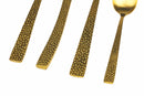 Servizio Set di Posate 24 Pezzi Gold Opaco in Acciaio Villa d'Este Home Tivoli Stone