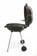 Barbecue a Carbone Carbonella Tondo con Ruote Soriani Sun-Day Nero