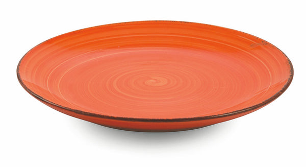 Set 6 Obstteller aus Steinzeug Ø20x2,5 cm Villa d'Este Home Tivoli New Baita Arancio sconto