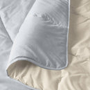 Piumino Invernale in Microfibra 200gr Doubleface Platino/Crema Varie Misure