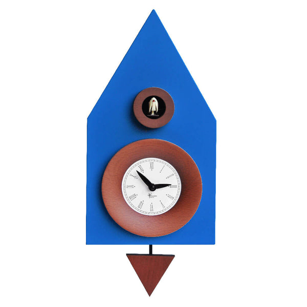 Wandkuckucksuhr 20X36X13Cm Pirondini Italia Dark Blu Chiaro online
