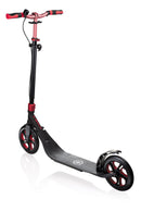 Monopattino 2 Ruote in Alluminio Globber One Nl 230 Ultimate Nero e Rosso