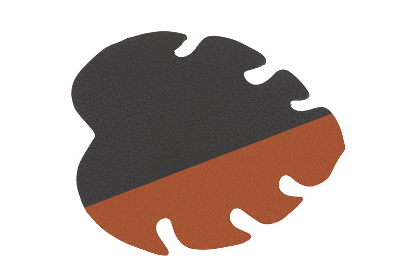 Set 6 Sottobicchieri Double Face Effetto Pelle 11x10 cm VdE Tivoli 1996 Jungle