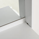 Armadio Portagioie a Specchio 35,5x9x100 cm  Bianco