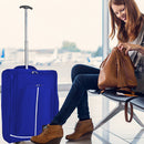 Trolley Cabina Morbido Bagaglio a Mano 35x20x50 cm con Maniglia Telescopica Blu      