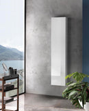 Mobile da Bagno a Colonna 1 Anta in Melaminico 35x18x160cm TFT Palma Bianco