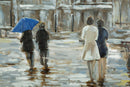 Dipinto Sut Tela Old City 120x3,7x80 cm in Alluminio Legno e Canvas