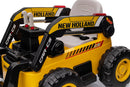 Escavatore Elettrico per Bambini 12V con Pala Scavatrice New Holland Giallo e Nero