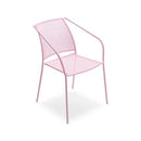 Sedia da Giardino in Ferro Traforato Taddei Netty Rosa