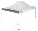 Gazebo da Giardino 3x4,5m in Alluminio e Poliestere Bianco