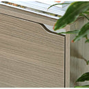 Scarpiera 2 ante 63x80x24 cm in Legno Melaminico Rovere 