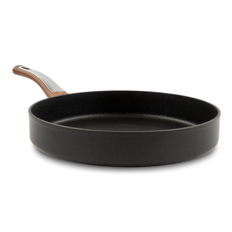 Padella Ø 28 cm Antiaderente Induzione Silex Elegance Wood Nero