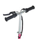 Monopattino Elettrico per Bambini 120W Pieghevole con Sella Rosa 