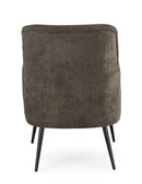 Poltrona Soggiorno 60x67x79 cm Adeline in Tessuto Timo