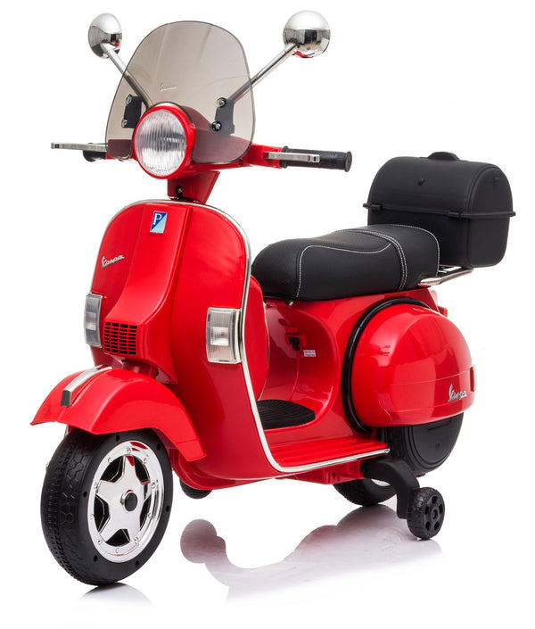 Piaggio Vespa PX150 Full Electric 12V für Kinder Rot acquista