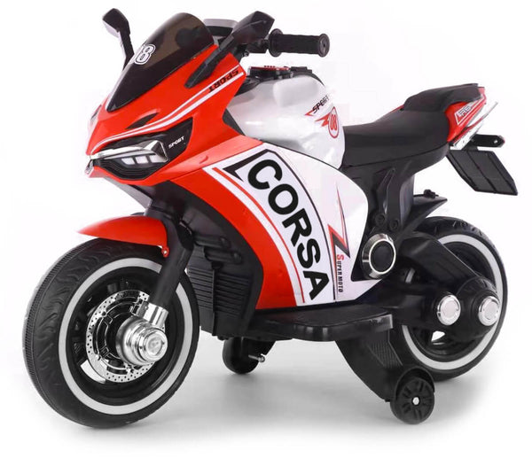 sconto Elektrisches Motorrad für Kinder 12V Miller Corsa Red