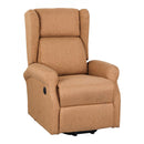 Poltrona Alzapersona Elettrica in Tessuto Tortora