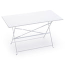 Tavolo da Giardino Pieghevole in Ferro Taddei Bistro bianco