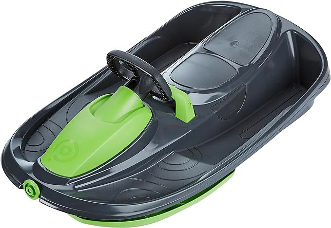 Bob Slittino da Neve 98x56x30 cm 2 Posti Stratos Antracite