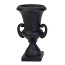 Portavaso resina nero opaco cm 48x48xh90