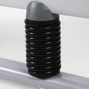 Espositore Pubblicitario Biffaciale 62,4X112X96 cm in Alluminio da Esterno Antivento Silver