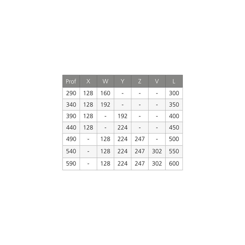 Guide a Scomparsa Slippe per Cassetti ad Estrazione Totale P440 Zincato B Emuca