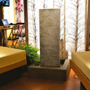 Cascata Artificiale Roccia da Giardino 260x120 cm in Vetroresina con Pompa