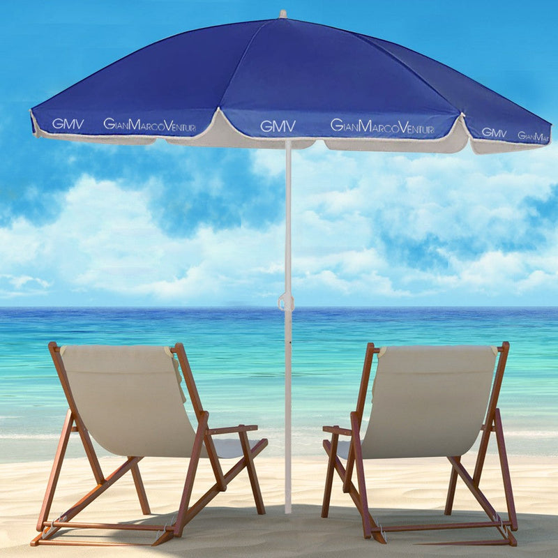 Ombrellone da Giardino Ø160 cm Palo Ø32 mm Gian Marco Venturi Blu