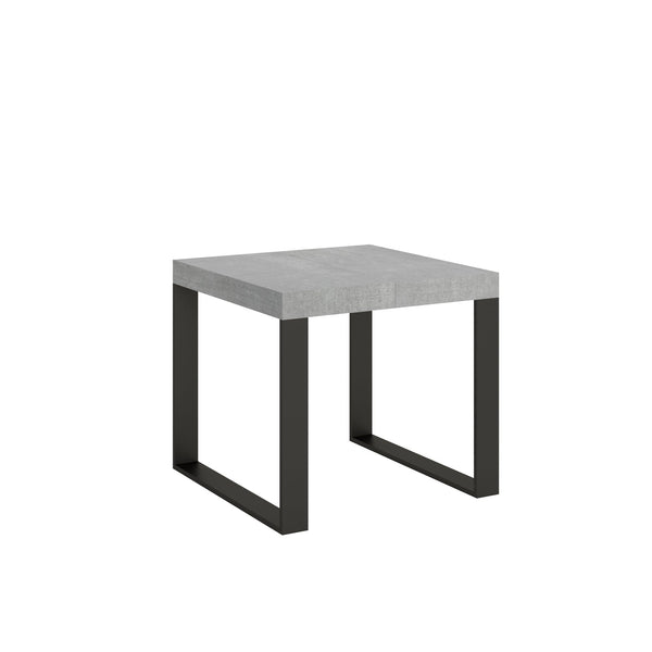online Tavolo Allungabile 90-246x90x77 cm Tecno Cemento