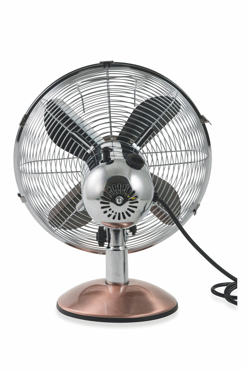 Ventilatore da Tavolo 30cm Oscillante 3 Velocità  35W Kooper Eolo Bicolore