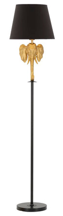 Lampada da Terra Elefante Ø 37x164 cm in Poliresina e Ferro