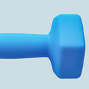 Set 2 Manubri Palestra 6 kg Pesi esagonali per Allenamento Azzurro