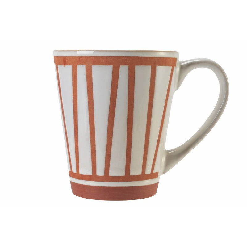 Set 4 Tazzine da Caffè Ø9x10,5 cm in Gres VdE Tivoli 1996 Geometry