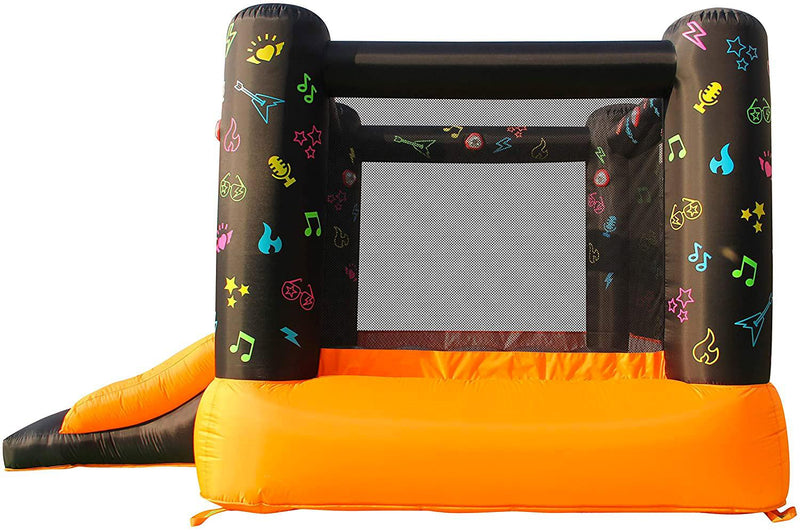 Castello Giostra Gonfiabile Interattivo Kidz Rock con Pompa Happy Hop