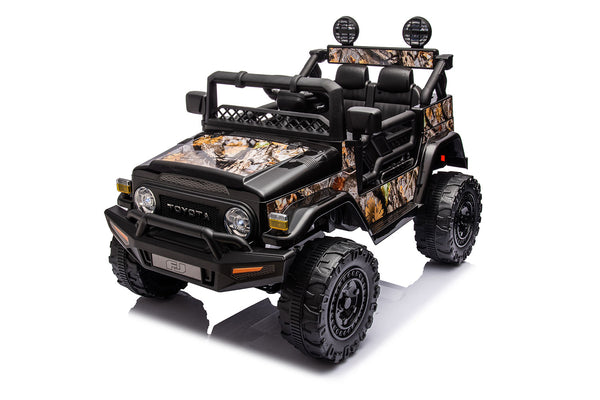 Macchina Elettrica per Bambini 12V Toyota Cruiser Nera Mimetica online